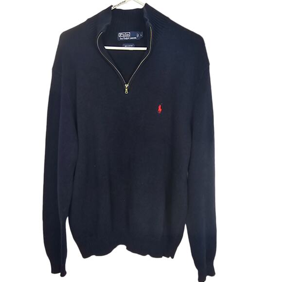 Polo Ralph Lauren Mens Sweater Preppy Classic Old Money Size L Minimalist Ivy - Picture 1 of 7